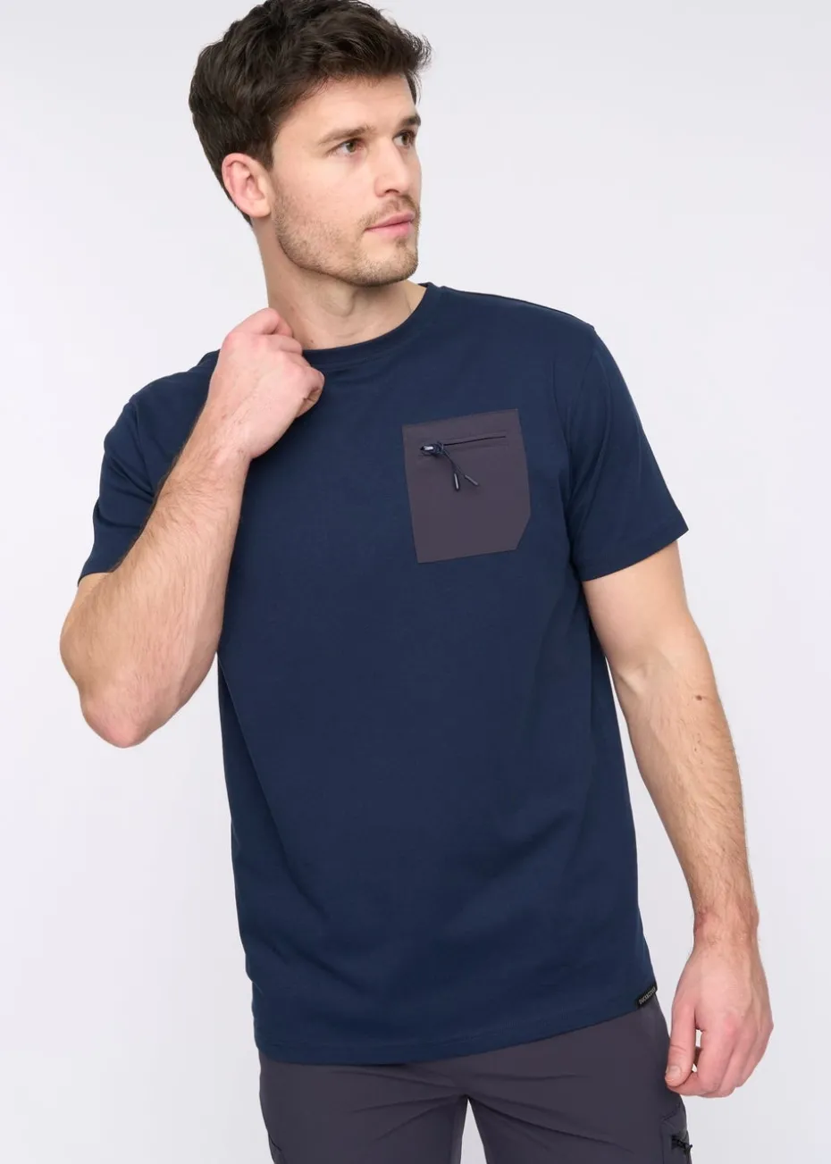 Duck & Cover Navy Puretor T-Shirt