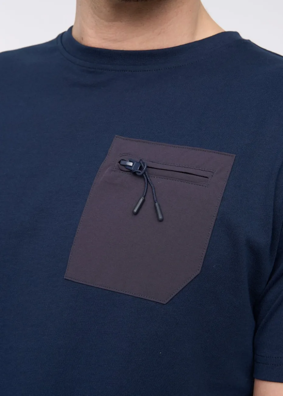 Duck & Cover Navy Puretor T-Shirt
