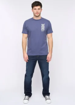 Duck & Cover Navy Tremake T-Shirt