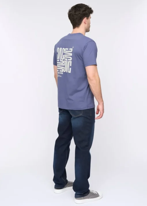 Duck & Cover Navy Tremake T-Shirt