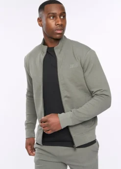 Duck & Cover Olive Hannings Zip Thru Hoodie