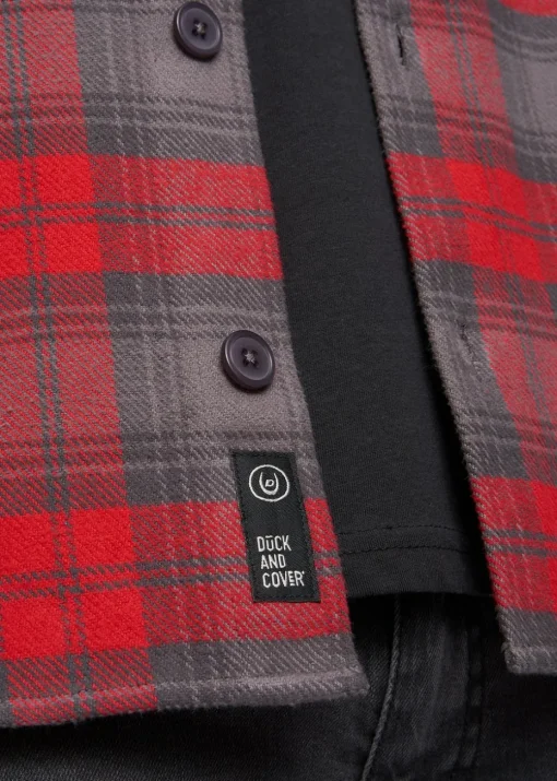 Duck & Cover Red Willington Overshirt