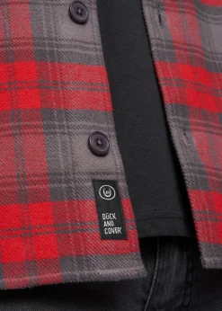 Duck & Cover Red Willington Overshirt
