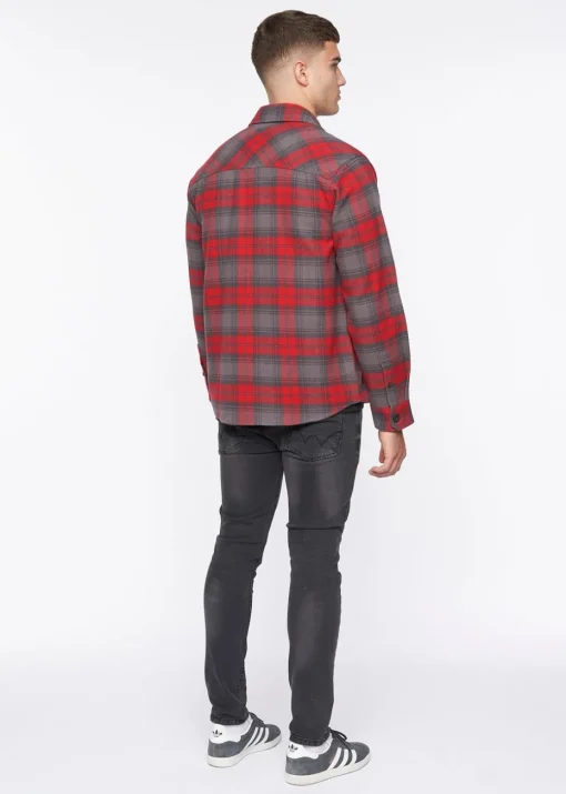 Duck & Cover Red Willington Overshirt