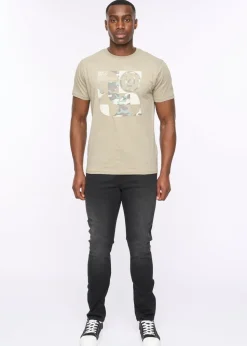 Duck & Cover Sage Camshapes T-Shirt