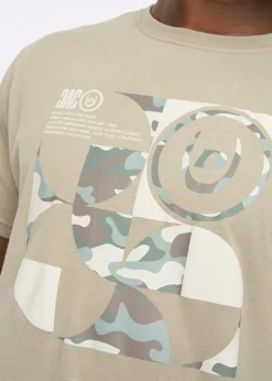 Duck & Cover Sage Camshapes T-Shirt