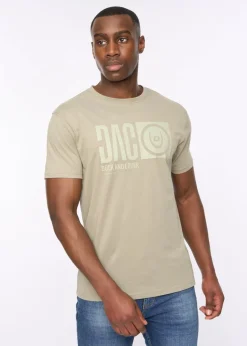 Duck & Cover Sage Hexocamo T-Shirt