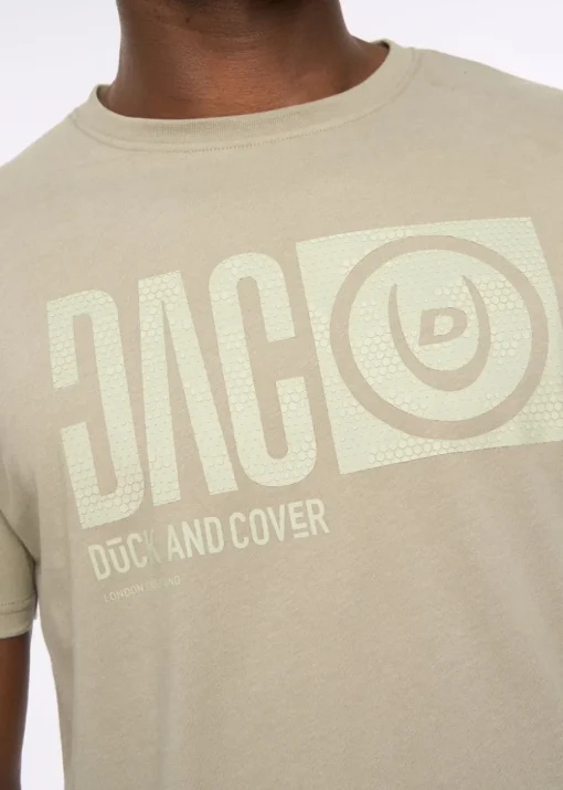 Duck & Cover Sage Hexocamo T-Shirt