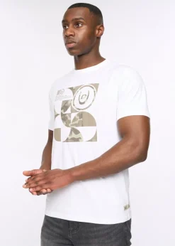 Duck & Cover White Camshapes T-Shirt