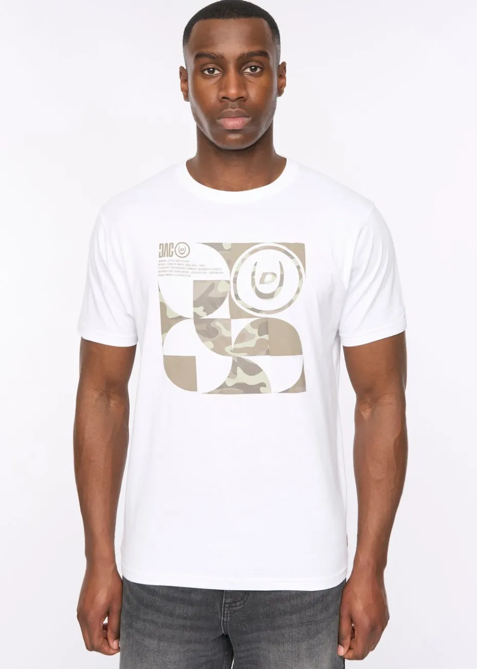 Duck & Cover White Camshapes T-Shirt