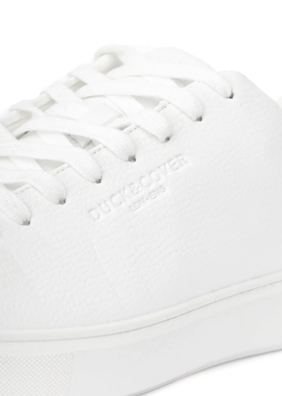 Duck & Cover White Kremes Trainers