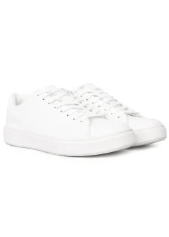 Duck & Cover White Kremes Trainers