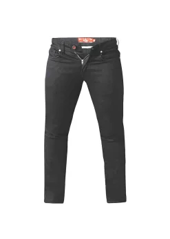 Duke Black Claude Stretch Tapered Stretch Kingsize Jeans