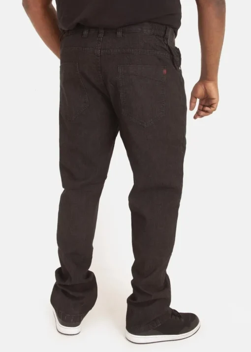 Duke Black London Kingsize Balfour Comfort Fit Stretch Jeans