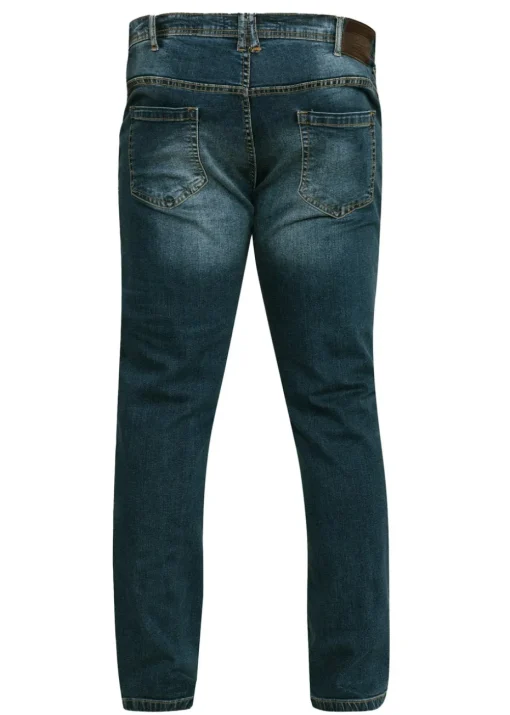 Duke Blue Ambrose Kingsize Tapered Fit Stretch Jeans
