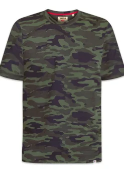 Duke Dark Green Gaston Camouflage T-Shirt