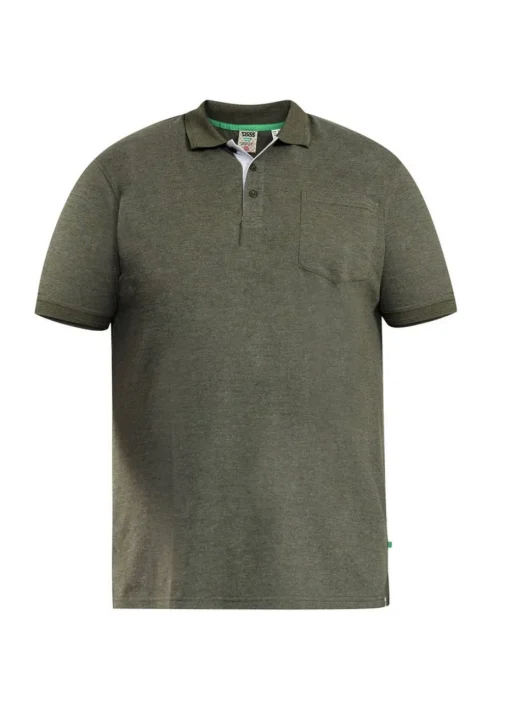 Duke Khaki Grant Pique Kingsize Polo Shirt