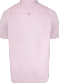 Duke Pink James Oxford Kingsize Short-Sleeved Shirt