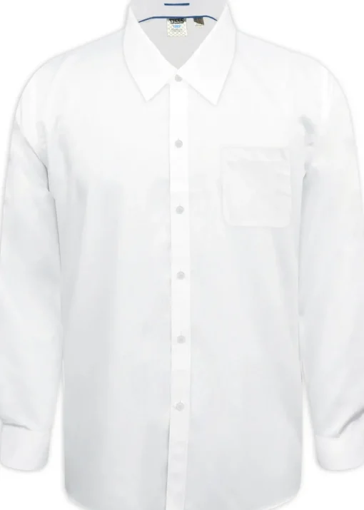 Duke White Aiden Easy-Iron Kingsize Shirt