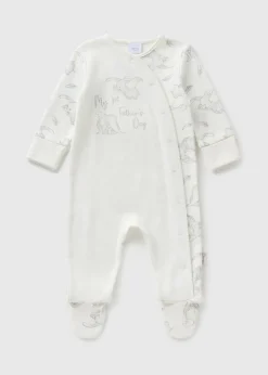 Dumbo Baby Cream Fathers Day Sleepsuit (Newborn-12mths)