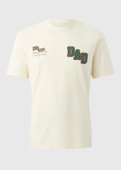 Ecru Dad Printed T-Shirt