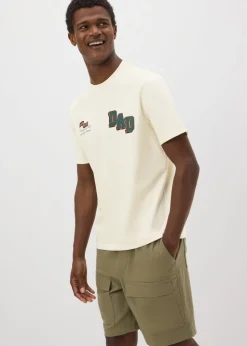 Ecru Dad Printed T-Shirt
