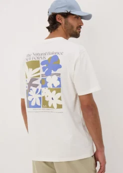 Ecru Natural Balance Boucle T-Shirt