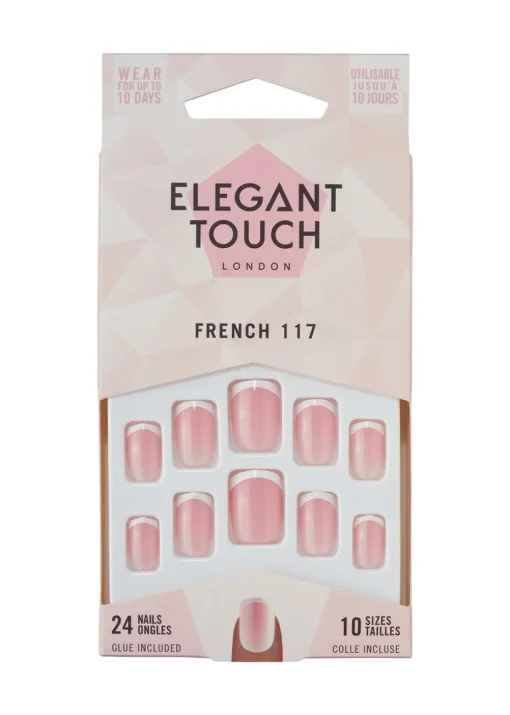 Elegant Touch French Pink Nails 117