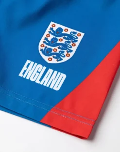 England Football Kids Blue Swim Shorts (2-10 Years)