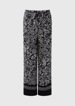 Et Vous Black Paisley Co Ord Trousers