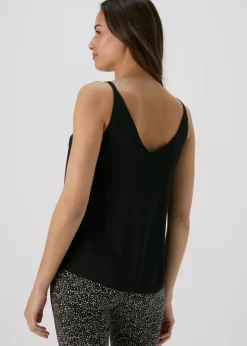 Et Vous Black Plain Cami Top