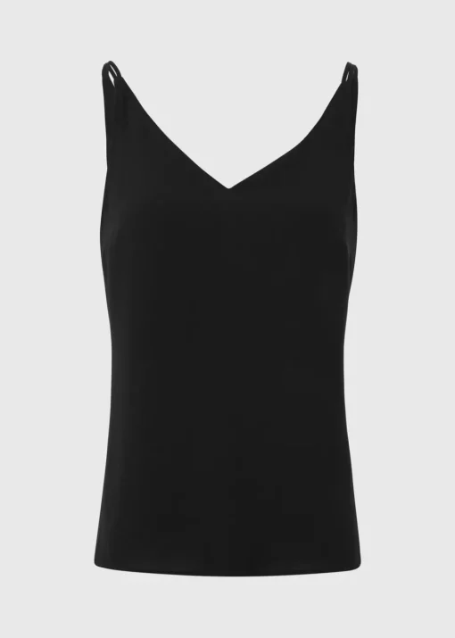 Et Vous Black Plain Cami Top