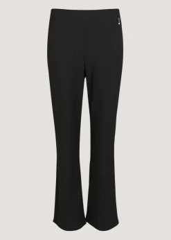 Et Vous Black Ribbed Trousers