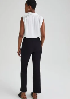 Et Vous Black Ribbed Trousers