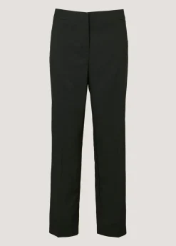 Et Vous Black Straight Fit Trousers (Short)