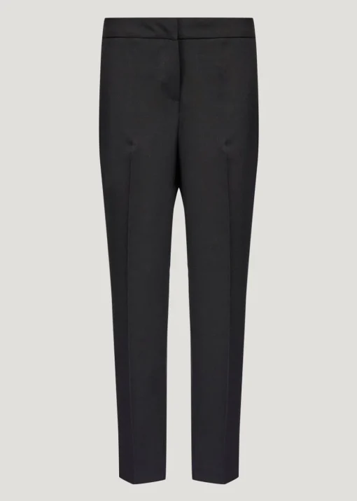Et Vous Black Straight Fit Trousers (Regular)