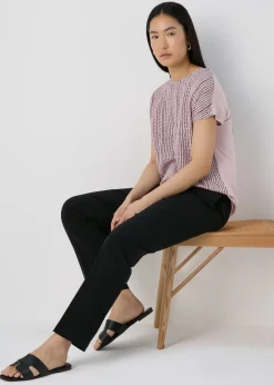 Et Vous Black Straight Leg Trousers
