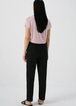 Et Vous Black Straight Leg Trousers