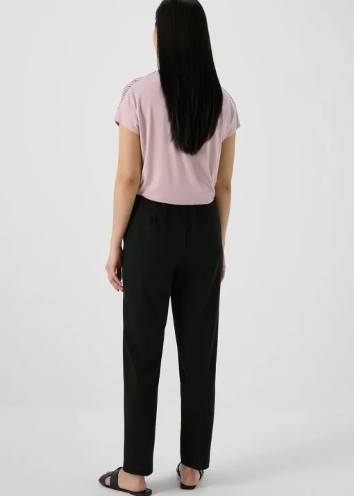 Et Vous Black Straight Leg Trousers