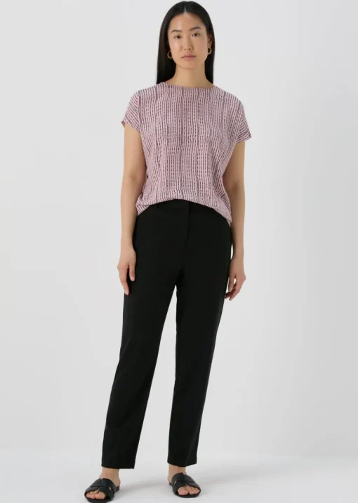 Et Vous Black Straight Leg Trousers