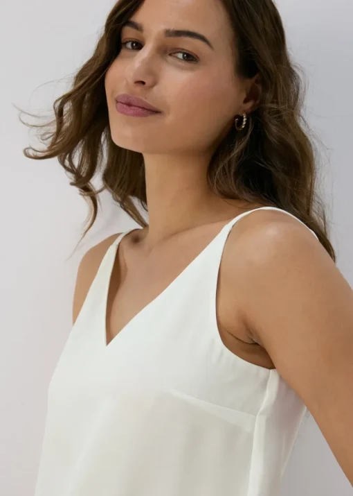 Et Vous Cream Cami Top