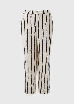 Et Vous Cream Stripe Co Ord Trousers