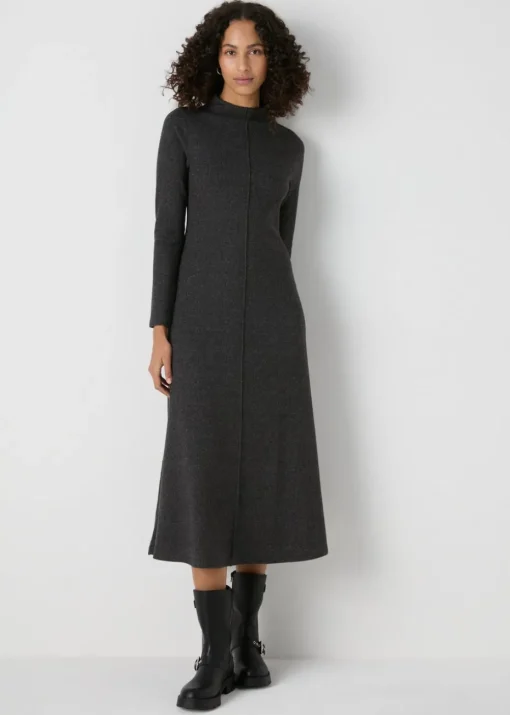 Et Vous Grey Midi Dress