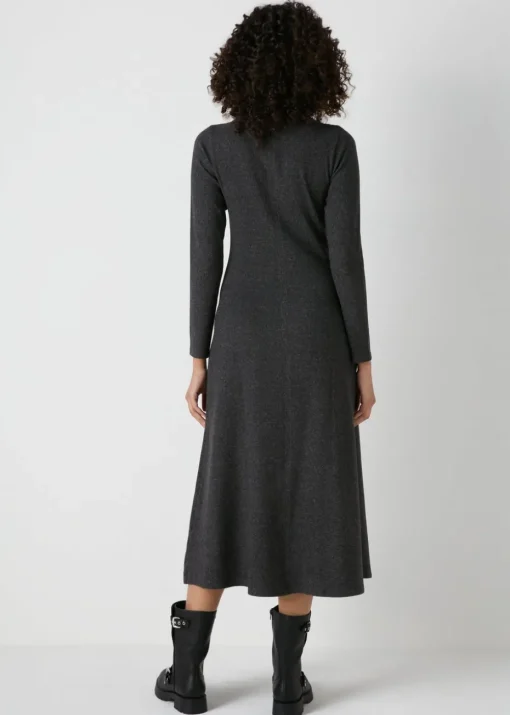 Et Vous Grey Midi Dress