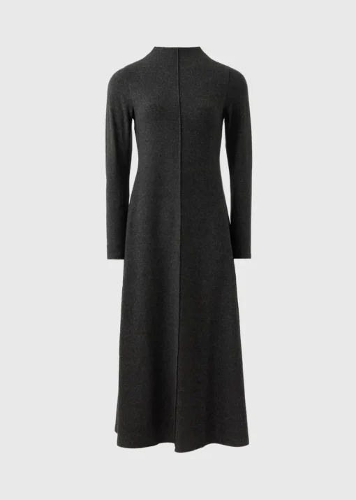 Et Vous Grey Midi Dress