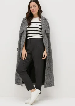 Et Vous Grey Tapered Trousers