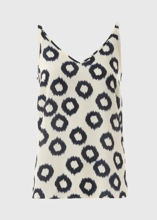 Et Vous Sage Patterned Cami Top