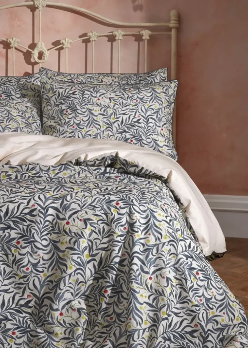 EW by Edinburgh Weavers Malory Floral Piped Duvet Cover Set