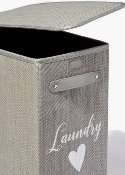 Fabric Laundry Basket (50cm x 40cm x 29cm)