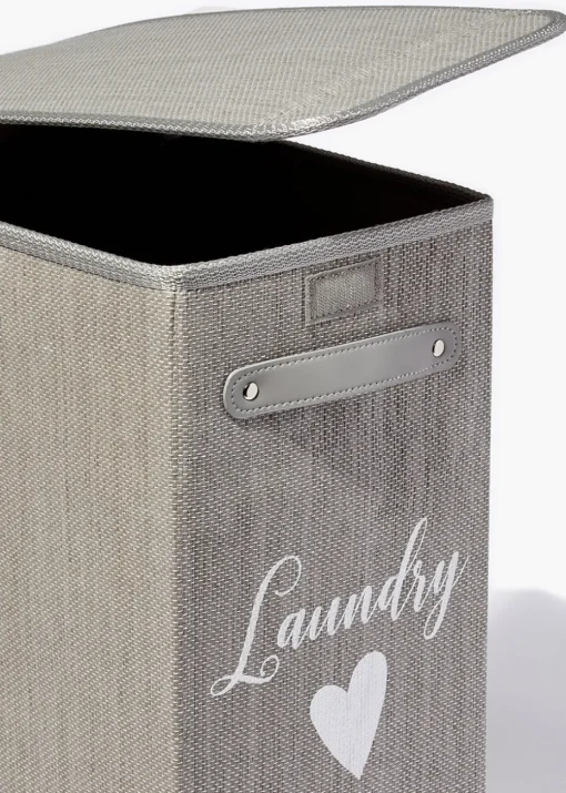 Fabric Laundry Basket (50cm x 40cm x 29cm)